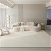 Rururug Grandi Tappeti tappeto Moderno Salotto Camera da Letto Soggiorno scendiletto per bambini Linee Geometriche Moderne Beige 200 x 200 cm