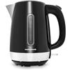 Morphy Richards Equip 102783 - Bollitore per acqua Easy View, 1,7 l, 3 Kw, Filtro anticalcare rimovibile, Cassa in acciaio inossidabile, Nero