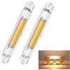 TDDKFB Lampadina R7S LED 78mm Dimmerabile,Lampadina 20W R7s 78mm Led Equivalenti a 200W Lampada Alogena,Lampada R7s LED Lamp Bianco Caldo 3000K,Illuminazione Fascio 360°,2000LM Nessun Sfarfallio,2 Pezzi