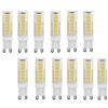 WANGPEI Lampadine LED G9 9W,Lampada Alogena Equivalente a 90W Bianco Caldo 3000K 900LM Angolo del Fascio di 360 ° Non Dimmerabile Lampada a Risparmio Energetico G9(Confezione da 12)
