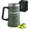 Maverton Boccale da birra personalizzato in acciaio inox, Bicchiere | Termico da campeggio 700ml, Tazza termica 6h caldo/10h freddo, Idee regalo campeggio, Regalo uomo compleanno, Regali per Lui