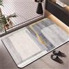 Generico Tappeto Bagno Antiscivolo Assorbente, Tappetino Bagno e Cucina 160x230cm Super Assorbente Tappeto Doccia Lavabile in Microfibra, Tappetino Doccia Stone Bath Mat White 5-237