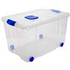 Acan Tradineur - Scatola portaoggetti in plastica, contenitore per giocattoli, libri, vestiti, coperte, 4-35,7 x 59 x 40,5 cm, 55 litri