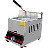 Deep Fryer Friggitrice A Gas Professionale 6/12 Litri, Multifunzione A GPL, Potenza di Fuoco Regolabile, Cestello E Coperchio Staccabili in Acciaio Inossidabile