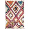 Jadorel - Tappeto camera ourika mk 01 viola, avorio, blu, arancione, giallo, rosa, verde, blu, nero - 120 x 170 cm - tappeto berbero inspi 4597