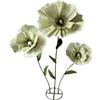 LOVIVER Fiore Artificiale Allestimento Scenografico Installazione Artistica per Ricevimenti Sfondo per Palco con Struttura Leggera Adatto per Feste P, Verde