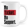 Pagma Druck IT Tazza da caffè con amministratore di sistema informatico tazza da caffè divertente amministratore idea regalo no ticket no supporto scritta ufficio tazza da tè (bianco)