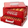 Salco Coca-Cola Hot Dog Maker - Steamer e scalda panini in stile Diner, 24 salsicce hot dog e 12 panini capacità, salsicce, verdure, pesce, gnocchi