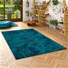Pergamon Lusso Super Soft Tappeto a pelo lungo Soffice morbido Soggiorno Camera da letto Melia blu petrolio