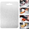 AOWBCGD Tagliere in Titanio Double-Face per Cucina - 30 x 24,9 cm - per Tagliare Verdure e Carne