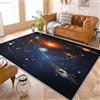 Generic Tappeto Morbido e Flanella 60x90 cm Mappa Dei Pianeti Del Sistema Solare Tappeto Utilizzo TPR Fondo Antiscivolo Blu Lavabile in lavatrice per Camera da letto Camera dei Bambini