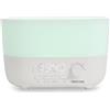 PRIXTON Umidificatore Aroma Connected con Connessione Bluetooth, Diffusore di Aromi e Oli Essenziali, 360 ml, Altoparlante 12 W, Timer, Luce LED 7 Colori, Timer, Orologio e Sveglia