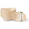 BIOZOYG 200x barchette finger food monouso in legno 11 cm - ciotoline per aperitivo naturale e moderno - ciotole aperitivo, bicchierini finger food