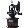 CENMOO Macinacaffè manuale per caffè espresso in legno, macina caffè in stile antico vintage con regolatore poligonale, macina caffè a mano retrò portatile per ufficio domestico
