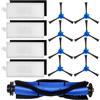 Chuancheng Kit Filtro Spazzola Laterale Rullo Per eufy RoboVac 11S 15T 30 30C 15C 12 25C 35C, Bagotte BG600 BG600 MAX BG700 BG800, IMartine C800 D900 D900C, DEENKEE DK600 Robot Aspirapolvere Accessori