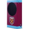Head Case Designs Licenza Ufficiale West Ham United FC 1895 Vino Rosso Stemma Arte Console Da Gioco Wrap Compatibile con Xbox Series S Console