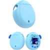 Generico Copertura protettiva morbida in silicone liquido resistente alle cadute, custodia protettiva antiscivolo per Tamagotchi Paradise, accessori per console di gioco (Blu)