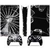 YLMKMVLCZC Pelle Decalcomania Per PS5 Slim Skin Digital Edition Console E Controller Vinyl Cover Skins Wraps Resistente Ai Graffi Compatibile Con 57257 Avvolgimento Della Pelle