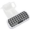 CHEOTIME Tastiera controller wireless per P - S - 5 Accessori per gamepad Bluetooth 3.0 Chatpad portatile Qwerty Tastiera di gioco Tastiera con supporto per clip controller Cavo