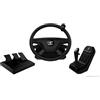 Aerosoft Truck & Bus Wheel System - Volante professionale con Force Feedback per simulazioni di camion e autobus su PC con pedaliera a 3 pedali e leva del cambio realistica