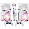 LNMLRBXEXZ Compatibile Con Adesivi Skin Per PS5 Slim Skin Disc Edition & Per Digital Console Controller Vinyl Cover Skins Wraps Scratch Resistant Compatible 27725 Avvolgimento(Disc Version)