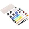 EIMSOAH Set di Riparazione Controller Universale 33 in 1 per Joystick Interruttore, Kit di Smontaggio Sostituzione Joystick Facile da Usare per Maniglia Interruttore, Kit di Riparazione Completo per
