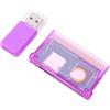 XUMIUZIY Cartuccia Flash Universale per Console di Gioco, Supporto Scheda di Memoria da 2 GB con Formato FAT, Compatibile con Sistemi di Gioco SP IDS NDSL (Trasparente)