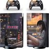 GALSOR Protettivo Per PS5 Skin Disc Edition Anime Console E Controller Vinile Cover Wraps Per PS 5 Version 45650 Senza Bolle E Senza Residui