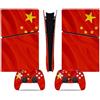 LNMLRBXEXZ Compatibile Con Adesivi Skin Per PS5 Slim Skin Disc Edition & Per Digital Console Controller Vinyl Cover Skins Wraps Scratch Resistant Compatible 50503 Avvolgimento(Disc Version)