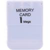 Generic Scheda di Memoria Compatta da 1 MB per 1, Facile da Usare, Compatibile con Giochi, Materiale Plastico Bianco