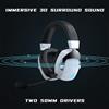 PUSOKEI Cuffie da Gioco a Tre modalità con Surround 3D e Comode Cuffie Antirumore per, Switch - Metodi di Connessione Multipli, Durata della Batteria di 36 Ore (#1)