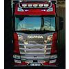Carex Per Scania serie R/S telaio faro superiore cromato 2 pezzi HIGH LINE 2016 in poi