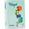 FAVINI Risma 500 Fogli 80 Grammi Formato A4 Colore Verde Carta Da Fotocopie