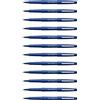 Paper Mate Confezione di 12 pennarelli a punta in Nylon larghezza di tratto 0,4 mm Inchiostro Blu Papermate Nylon