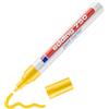 edding 750 Marcatore a Vernice- Giallo, 1 Penna, Punta Tonda 2-4 Mm, per Marcare Ed Etichettare Metallo, Vetro, Rocce, Plastica, Resistente Al Calore, Anti Sbavature, Impermeabile