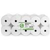 Rotolificio Pugliese 10 rotoli di carta termica CF per registratori di cassa, 80 x 80 cm, foro 12 mm, carta omologata per banconote e ricevute telematiche