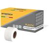 Aftertech 1x 99010P 28x89mm Rotolo di Etichette PLASTICHE IMPERMEABILI adesive compatibili (130 Etichette/rotolo = 130 totali) per etichettatrici stampanti Dymo LabelWriter 1x99010PLA