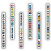 Anwicar Lavagna Magnetica da Parete Scrivibile Bianco 100x6 cm 6 pz | Lavagna in acciaio per magneti, note e pennarelli a gesso, con superficie cancellabile e kit di montaggio
