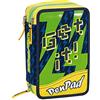 Seven ASTUCCIO 3 ZIP PEN PAD SEVEN BOY