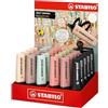 STABILO BOSS ORIGINAL NatureCOLORS - Set di evidenziatori estetici, confezione da 30, beige, grigio caldo, verde terra, Siena, verde fango, ombra, nero