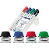 Staedtler 488 51-9 - Inchiostro per pennarelli Lumocolor Refill Station, 30 ml, 5 ricariche, nero (+ 4 penne set completo, assortiti)