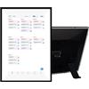 Depisuta Agenda Digitale 10,1 Pollici Con Calendario, Display Interattivo Touchscreen HD per Gli Impegni Familiari E Le Faccende Domestiche, Funzione Cornice Digitale Integrata