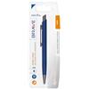 Pryma Penna a Sfera a Scatto Brave 1 mm - Fusto in Alluminio Elegante e Resistente, Inchiostro Blu, Scrittura Fluida e Precisa, Design Ergonomico per Ufficio, Scuola e Casa