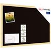 ALLboards Bacheca in sughero nero cornice in legno 60×40 cm, Bacheca Sughero per Puntine Spille Memoboard