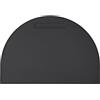 Eglooh - Diana - Sottomano Scrivania Ufficio in Cuoio Nero - cm 80x50 - Scanso Portapenne e Cuciture Artigianali - Made in Italy