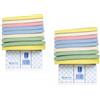 GUTE LINES Blocchetti Numerati, 100 Pagine, Formato 6 x 13 cm, per Sagre, Eventi, Lotterie, ecc. (Multicolore, 20 BLOCCHI NUMERI 1-100)