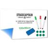 Pronomic Stagecaptain WBF-90120 Pellicola Adesiva Magnetica Per Lavagna Bianca