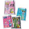 Tinta Unita Set di diari ZOO 2025/2026 - Planner datato 12 mesi - 4 colori - con accessori e sovraccoperta in PVC trasparente