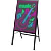 DeeDuud Lavagna pubblicitaria luminosa a LED, 50 x 70 cm, con 7 colori di luce, 11 modalità lampeggiante, 8 evidenziatori telecomando lavagna pubblicitaria per decorazione poster lavagne