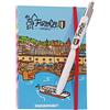 DONSOUVENIR FIRENZE TACCUINO E PENNA. MODELLO: PONTE VECCHIO